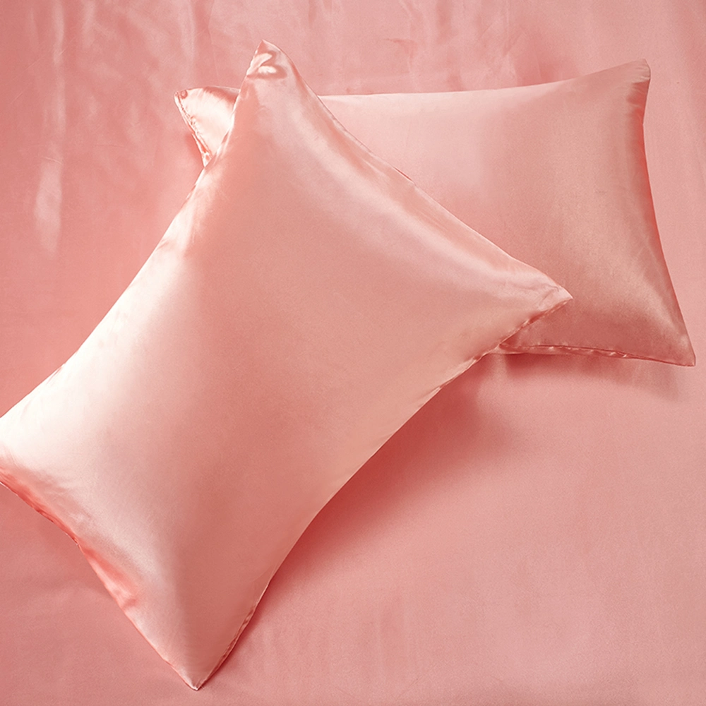 Pink Bedding Silk Like Satin Bedsheet Set Pink Silky Microfiber Quilt Cover Girls Bedding Sets Queen